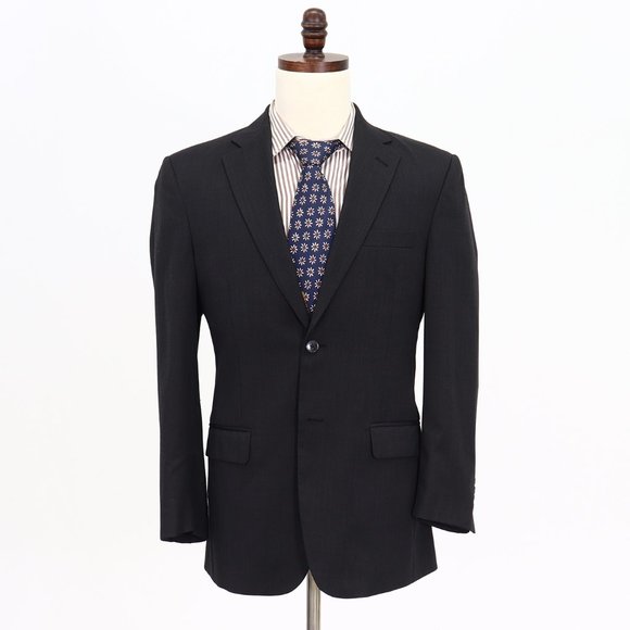 Jos. A. Bank 37R Gray Solid 2-Button Sport Coat Blazer Jacket B214 - Picture 1 of 11